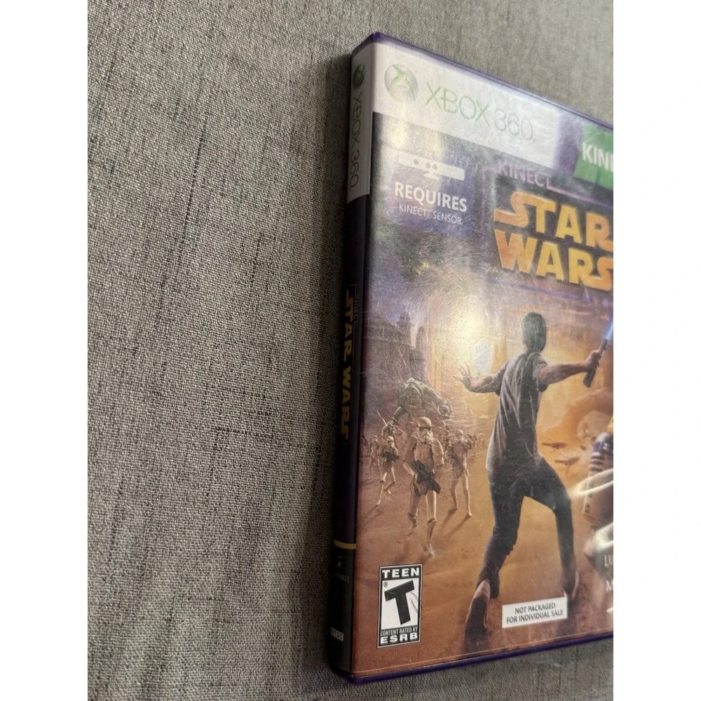Star Wars - Microsoft Xbox 360 2012 Kinect With Manual and Demo Game Teen